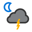 Weather condition: Patchy light rain with thunder